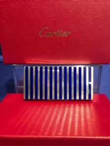 Scatola Argento e Smalto Cartier 